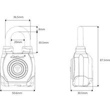 Load image into Gallery viewer, eGeeTouch Smart Padlock 5-02201-94 JSB TECH