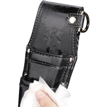 Load image into Gallery viewer, Two-tiered holder (black/gold) LIGHT PU LEATHER SERIES 42048062000029 FUJIYA