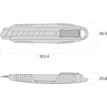Load image into Gallery viewer, Die-Cast Aluminum Utility Knife 44020200000009 FUJIYA
