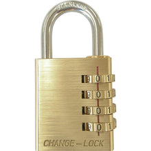 Load image into Gallery viewer, Combination Padlock Cbrass Body  300-40  SOL
