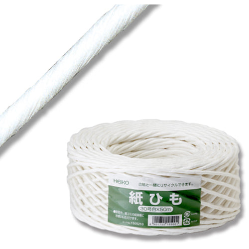 Paper string White NO30     001505210  HEIKO