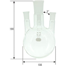 Load image into Gallery viewer, Flasks Round Bottom 4-Neck TS Joints  005340-29500  SIBATA
