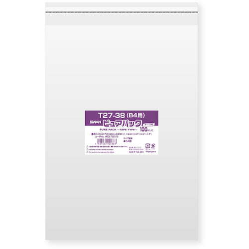 OPP Bag Plastic Bag With tape T 27 - 38 (B4)   006798328  SWAN