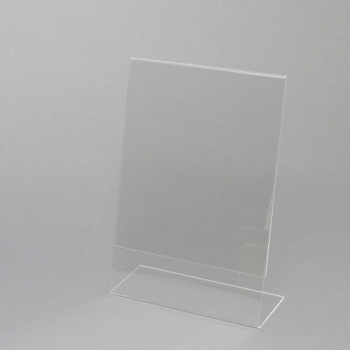 Acrylic sign holder L Shape One Side A4 Vertical    007306235  HEIKO