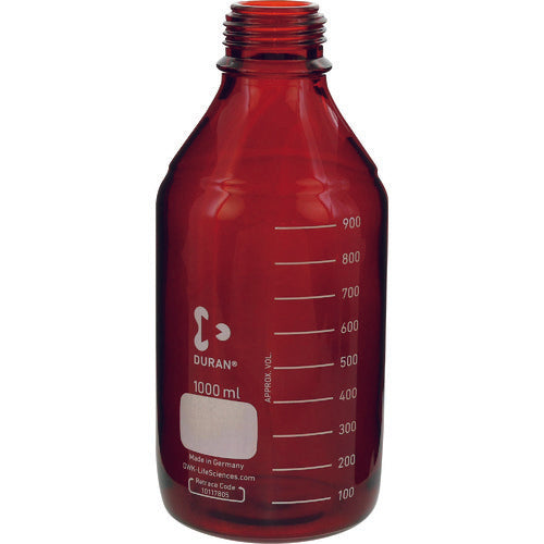 Laboratory Bottles, amber, without screw-cap, ISO threads GL  017210-10004A  SIBATA