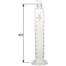 Load image into Gallery viewer, Graduated Cylinder CustomA with Glass Stopper 1L  026580-1000  SIBATA

