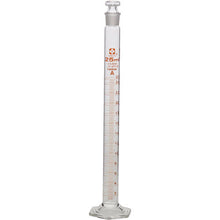 Load image into Gallery viewer, Graduated Cylinder CustomA with Glass Stopper 25mL  026580-25  SIBATA
