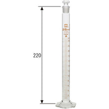 Load image into Gallery viewer, Graduated Cylinder CustomA with Glass Stopper 25mL  026580-25  SIBATA
