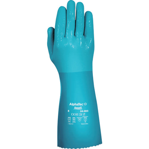 Chemical-Resistant Gloves AlphaTec 04-003  04-003-10  Ansell