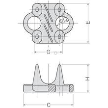 Load image into Gallery viewer, Forged Steel Wire Rope Clip  061A3A10  KONDOTEC
