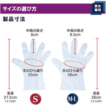 Load image into Gallery viewer, Polyethylene Gloves Pilen Wipe Fit  082002  Taketora
