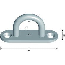 Load image into Gallery viewer, Stainless Steel Wall Hook Eye Plate type  10104099  DAIDOHANT
