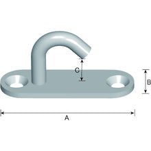 Load image into Gallery viewer, Stainless Steel Open Eye Plate  10104105  DAIDOHANT
