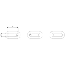 Load image into Gallery viewer, Steel Link Cut Chain  10104152  DAIDOHANT
