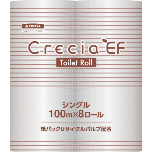 CRECIA EF Toiletroll 100m Single  10123  Crecia