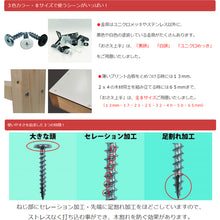 Load image into Gallery viewer, Carpentry Screw-OSAE JYOUZU-  10176826  DAIDOHANT
