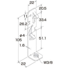Load image into Gallery viewer, Steel L type Hanger with Nut  10177029  DAIDOHANT
