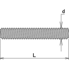 Load image into Gallery viewer, Threaded Rod (Unichrome plating)  10177039  DAIDOHANT
