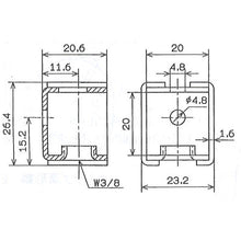 Load image into Gallery viewer, Steel Square type Hanger  10177043  DAIDOHANT
