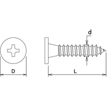 Load image into Gallery viewer, Stainless Coler Flat Head Tapping Screw  10179142  DAIDOHANT
