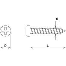 Load image into Gallery viewer, Unichrome Pan Head Tapping Screw  10183586  DAIDOHANT
