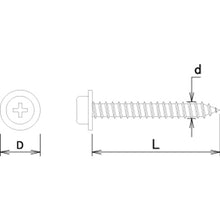 Load image into Gallery viewer, Washer Head Tapping Screw Black  10183925  DAIDOHANT
