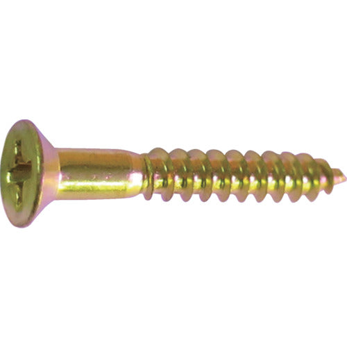 Brass Steel Wood Flat Head Screw  10185456  DAIDOHANT