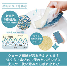 Load image into Gallery viewer, Kitchen Sponge  ｻﾞﾗﾗﾖｺﾞﾚｽﾙﾝｲﾝﾃﾞｨｺﾞ  KIKULON
