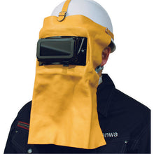 Load image into Gallery viewer, welding hood, type623, leather  106-0701-1  NIKKO
