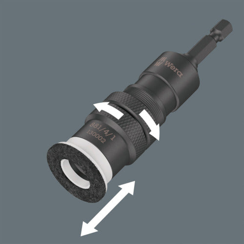 Bit Holder with Variable Depth Limiter  130002  Wera