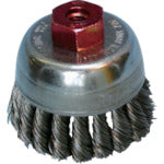 Twisted Wire Cup Brush  1303800  BURRTEC