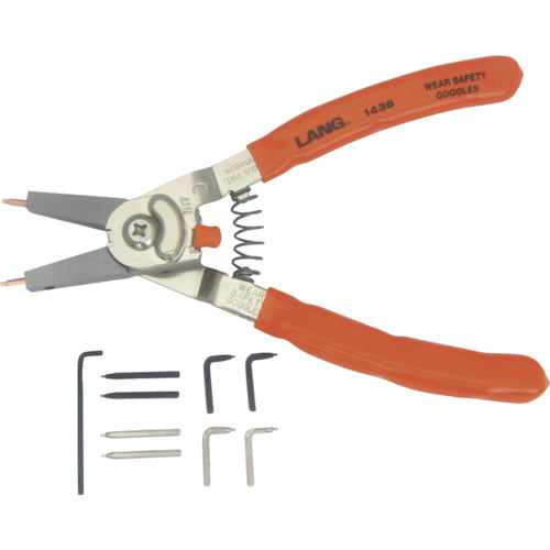 Medium Quick Switch Pliers with Adjustable Stop and Tip Kit  1435  LANGTOOLS