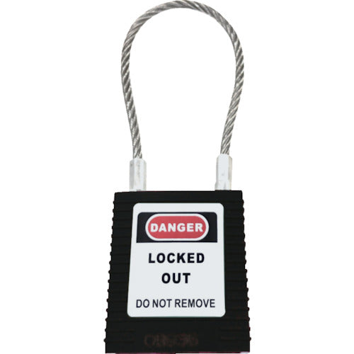 Lockout Cable Pad Lock  14689-1  SAFERUN