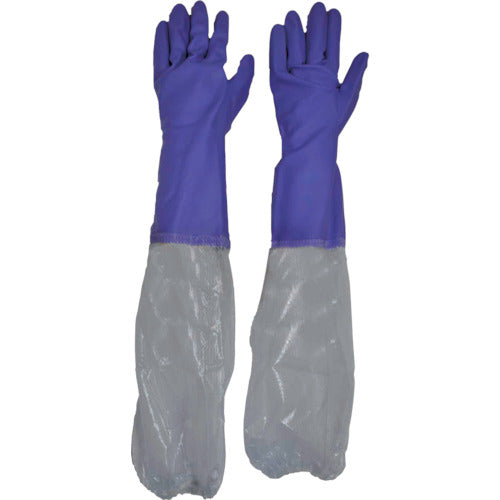 Unsupported PVC Flocklined Gloves Gloves  1547  DUNLOP