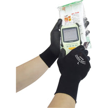 Load image into Gallery viewer, PU Palm Coated Gloves Chemi Soft Black Pack Of 5Pairs  1550-5P-S  ATOM
