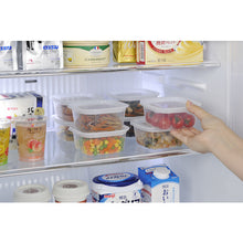 Load image into Gallery viewer, Plastic Food Pack Square 270Ml 2Pc Set Clear   1841-CW  inomata
