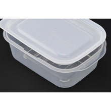 Load image into Gallery viewer, Plastic Food Pack Square 270Ml 2Pc Set Clear   1841-CW  inomata
