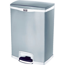 Load image into Gallery viewer, Slim Jim Step-On Stainless Steel Front Step Containers  1902004  Rubbermaid
