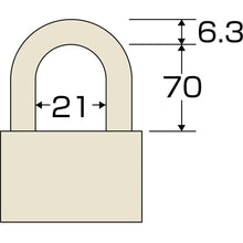 Load image into Gallery viewer, Padlock(Long Shackle Type)  195061  GREEN CROSS
