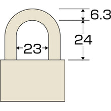 Load image into Gallery viewer, Padlock(Standard Type)  195062  GREEN CROSS
