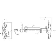 Load image into Gallery viewer, Ball Lock Pins, Self-Locking, with T-Handle  22340.0050  HALDER
