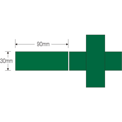 Safety Sticker for Helmet  233104  GREEN CROSS