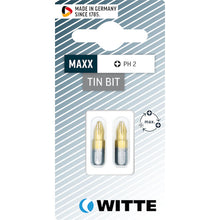 Load image into Gallery viewer, TIN PH Bit (2 pcs)  27326  WITTE
