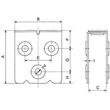 Load image into Gallery viewer, Steel Apron Bracket  0009-00222  YABOSHI
