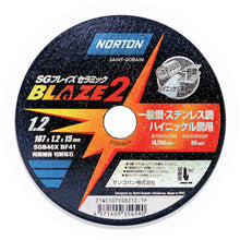 Load image into Gallery viewer, NORTON Blaze2 Cut-off Wheel  2TWC107SGB212-10P  NORTON
