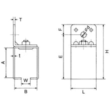 Load image into Gallery viewer, Wall Mounting Steel Bracket (Single Track)  0009-00225  YABOSHI
