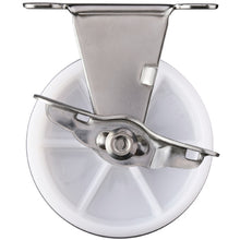 Load image into Gallery viewer, Stainless Topplate Nylon Caster  315ER-N100  HAMMER CASTER
