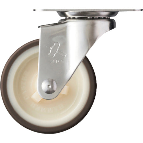 Stainless Topplate Urethane Caster  320E-UR65  HAMMER CASTER