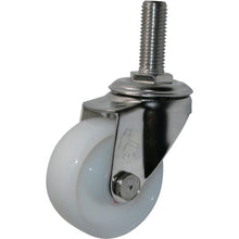 Load image into Gallery viewer, Stainless Threadedstem Nylon Caster  320SA-N65  HAMMER CASTER
