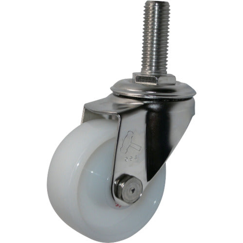 Stainless Threadedstem Nylon Caster  320SA-N65  HAMMER CASTER